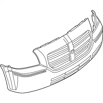 Бампер черный DODGE MAGNUM, 05 - 4805768AB