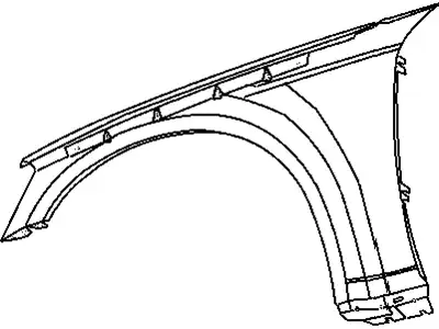 Крыло DODGE 5065282AB