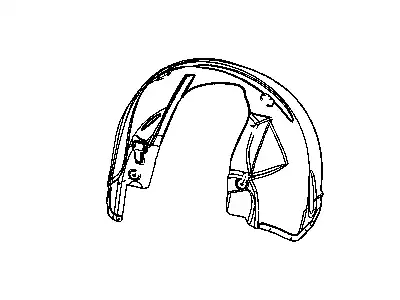 Подкрылок DODGE 5065502AB