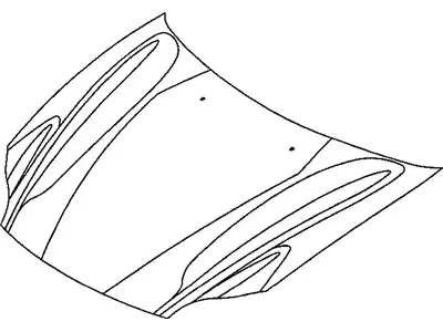 Капот STRATUSSEBRING COUPE, 04-06 MR954479 DODGE