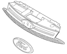 Решетка радиатора FORD 9S4Z-8200-CA