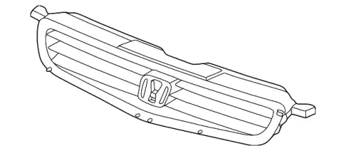 Решетка радиатора HONDA 71121S04000
