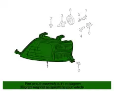 Фара HONDA 33101S10A01