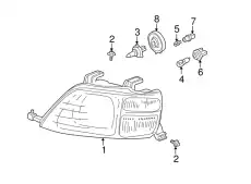 Фара HONDA 33101S10A01