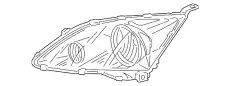 Фара HONDA 33101SWAA01