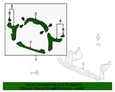 Панель пер HONDA CR-V, 10 - 60400SWAA01ZZ