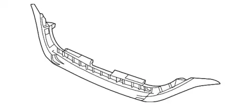 Решетка радиатора HONDA 71127T0GA01