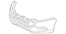 Бампер пер HONDA INSIGHT, 09 - 04711TM8A90ZZ
