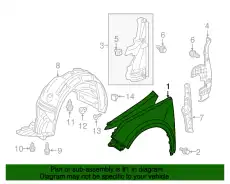 Крыло HONDA 60210TK8A90ZZ