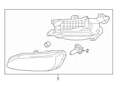 Фара противотуманная HYUNDAI / KIA 922014Z000