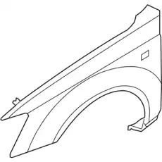 Крыло HYUNDAI / KIA 663203K300