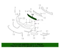 Решетка бампера HYUNDAI / KIA 865613K500