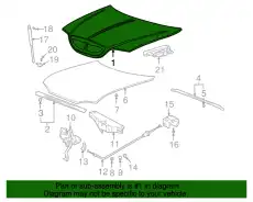 капот панель капота 664003D200 HYUNDAI