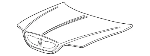 капот панель капота 664003D200 HYUNDAI