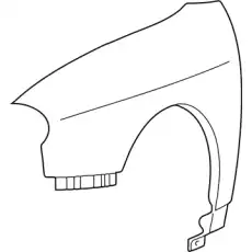 Крыло HYUNDAI / KIA 663213D300