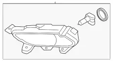 Фара противотуманная HYUNDAI / KIA 922023Q000