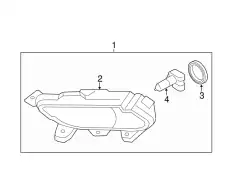 Фара противотуманная HYUNDAI / KIA 922023Q000