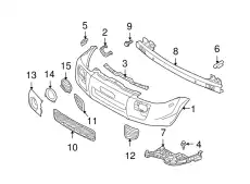Решетка радиатора HYUNDAI / KIA 865662E010