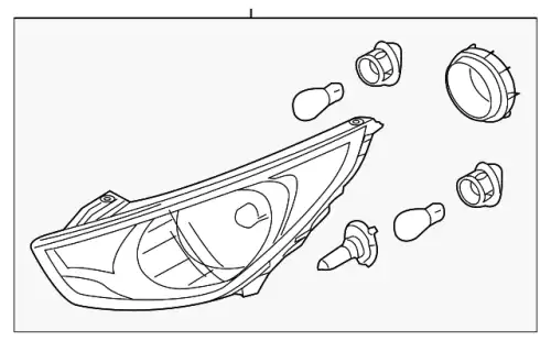 Фара HYUNDAI / KIA 921012S050