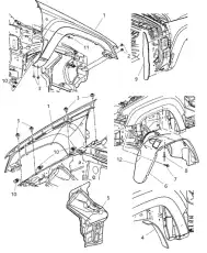 Крыло JEEP 55394450AB