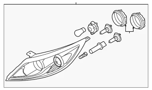 Фара KIA 921013W150