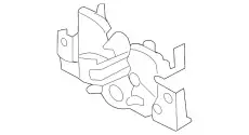 Замок капота MAZDA 2, 06.07 - DF7156620