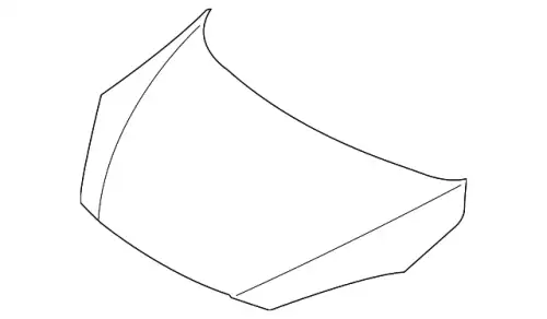 BONNET D6Y15231X MAZDA