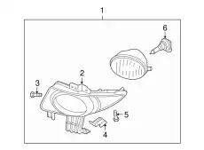 Фара противотуманная MAZDA BN8P51680A