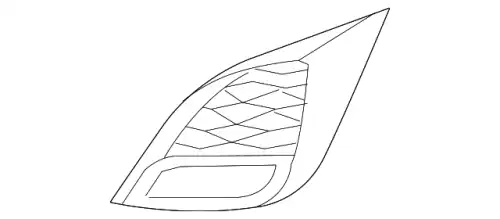 Решетка бампера MAZDA BBN250C21C
