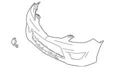 Бампер (08-10), Euro MAZDA 5, 06- C2Y15003XAA