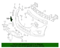 Фара противотуманная MAZDA KD4550C11
