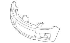 EG2150031GBB БАМПЕР ПЕРЕДНИЙ -USA- MAZDA