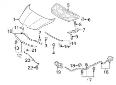 КАПОТ EGY15231XB MAZDA