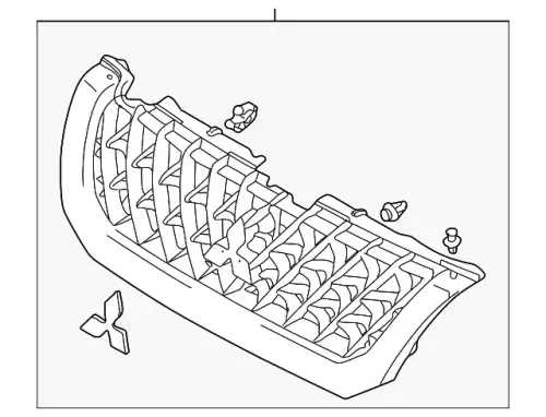 Решетка радиатора MITSUBISHI MR478595
