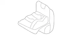 Кронштейн переднего бампера правый MR259972 MITSUBISHI