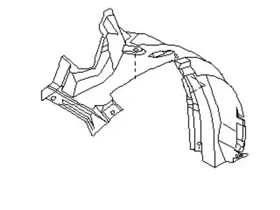 Подкрылок NISSAN 63843CA000