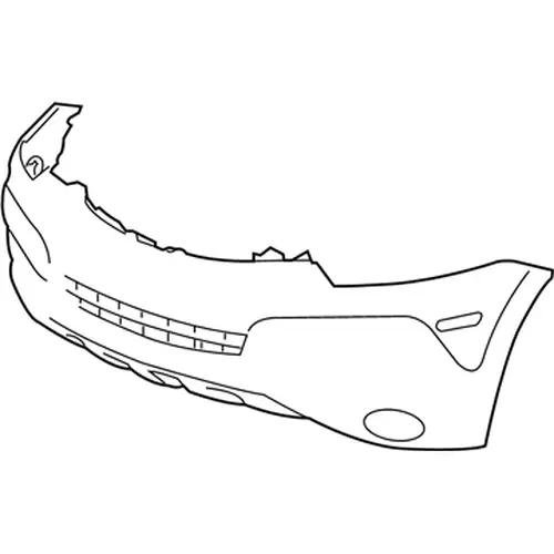 Бампер черн SATURN VUE, 08 - 10 19167513 OPEL