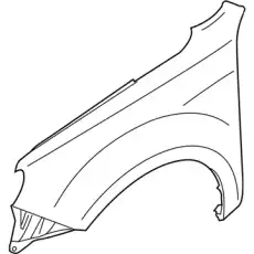 Крыло SUBARU 57120SC0319P