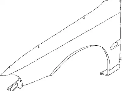 Крыло SUBARU 57110AC090