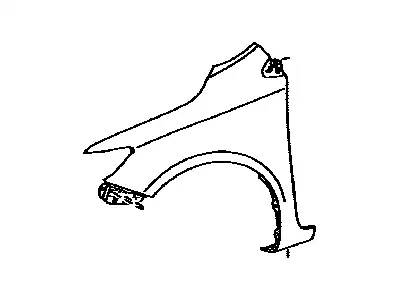 Крыло TOYOTA / LEXUS 53802-02110