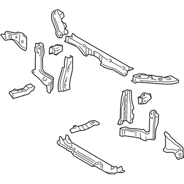  СУППОРТ РАДИАТОРА 53201-48041 5320148020 TOYOTA / LEXUS