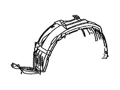 Подкрылок TOYOTA / LEXUS 5380648080
