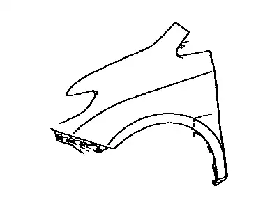 Крыло TOYOTA / LEXUS 53812-08030