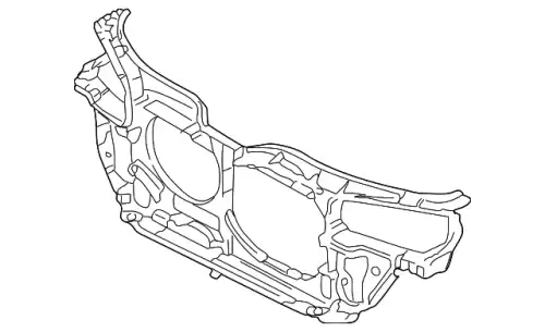 Несущая передняя панель 3B0805594BJ VAG