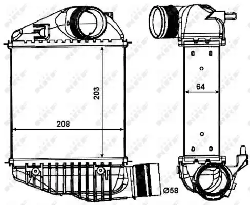 Интеркулер NRF 30015