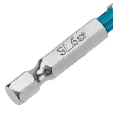 Бита SL6,0х50мм, сталь S2, шестигр., 10 шт. Gross 113026