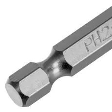 Бита PH2х50мм, сталь S2, шестигр., 10 шт. Gross 113035