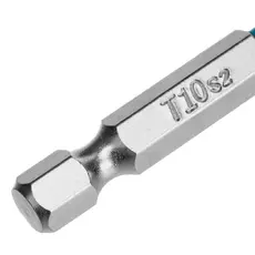 Бита Torx 10х50мм, сталь S2, шестигр., 10 шт. Gross 114068