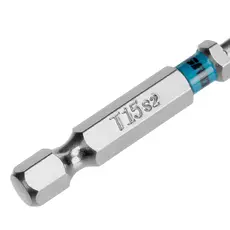 Бита Torx 15х50мм, сталь S2, шестигр., 2 шт. Gross 114619