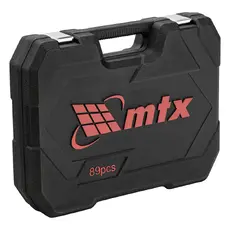 Набор инструментов 89 предметов, CrV 1/2', 1/4' MTX 135299